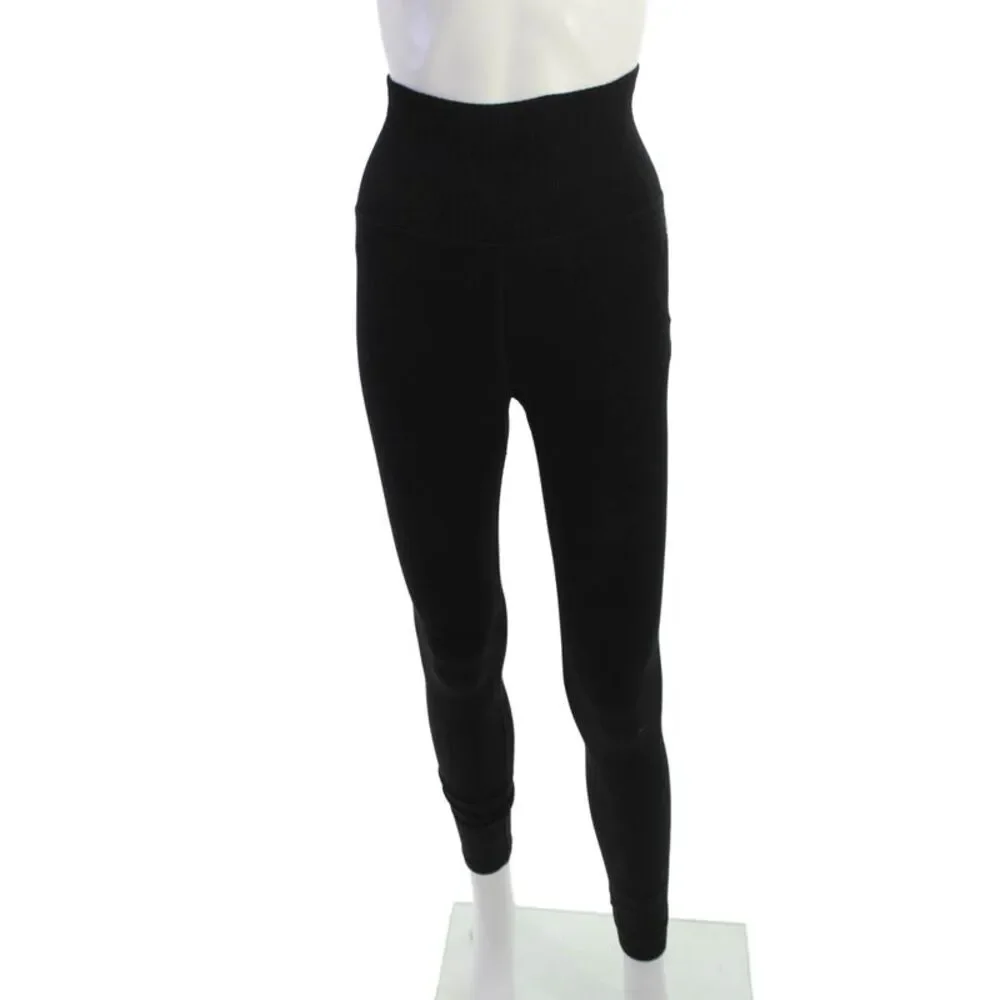 FP Movement Womens Ankle Jeggings Black Nylon Spandex Size XS